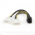 Разветвитель питания 5.25"power to 6 PIN PCI