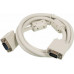 Кабель DH&R SVGA CAB016S-06F, 2 ферритовых фильтра, 1.8м