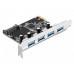 Контроллер PCI-E VIA VL805 4xUSB3.0 Bulk